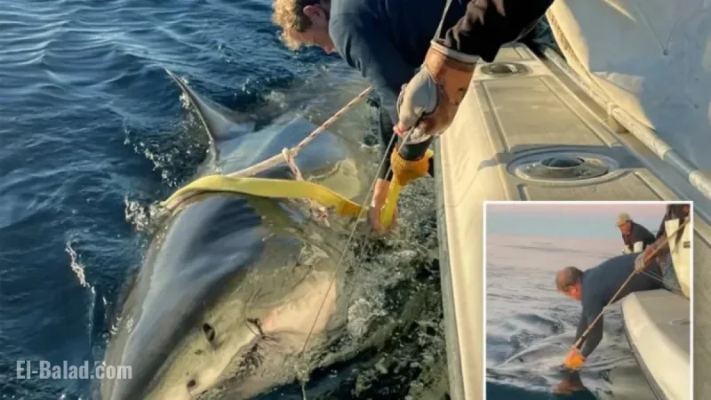 Massive Great White Shark Surfaces Off Canada, Feasts on Seals