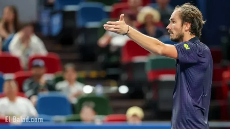 Medvedev Criticizes Umpire, Mentions Nadal in Tien Match Remarks