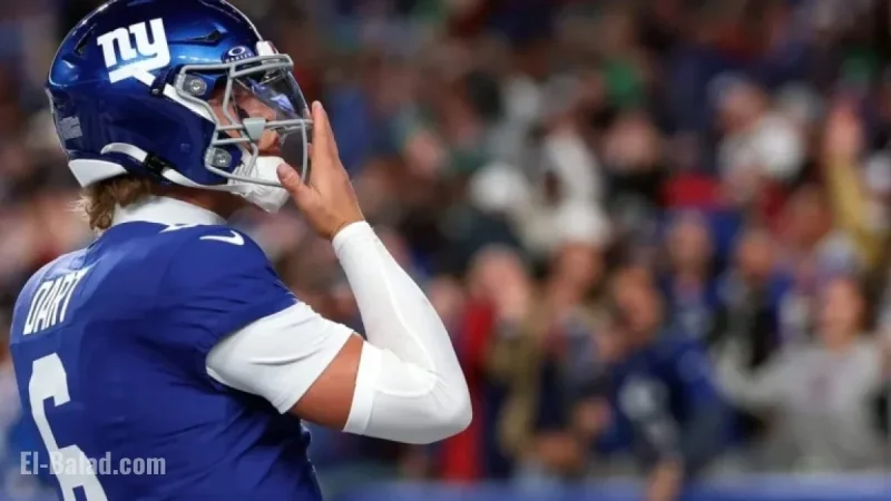 Jaxson Dart Aims to Satisfy Giants Fans’ Thirst for Victory
