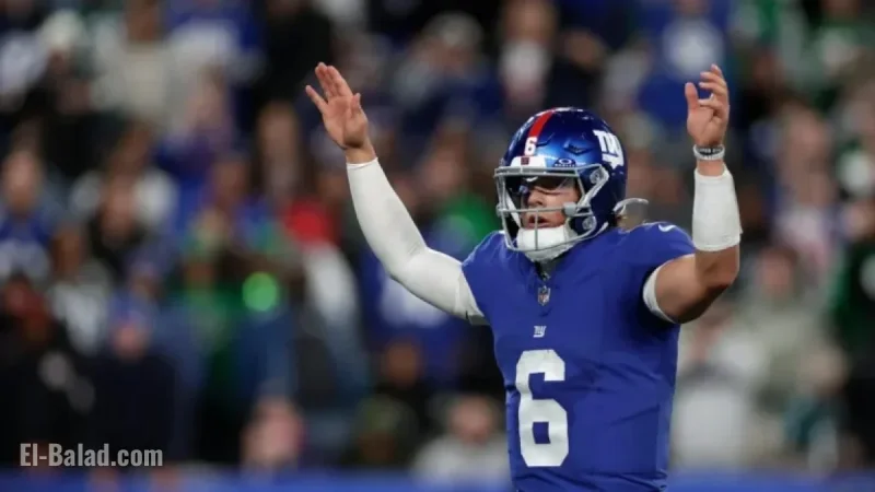 Jaxson Dart Joins Mahomes, Lamar in Historic Giants Victory Over Eagles