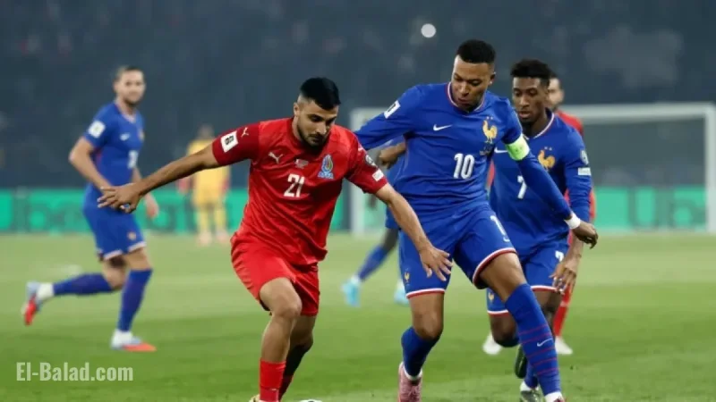 Live: France vs Azerbaijan – 2026 World Cup Qualifier Today