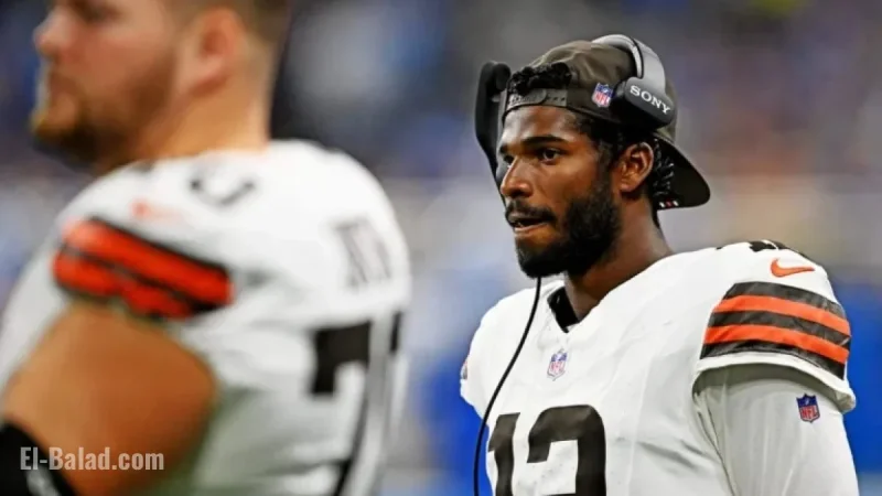 Browns Promote Shedeur Sanders to No. 2 QB for Steelers Clash