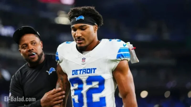 Lions vs. Chiefs: 4 Players Out, 6 Questionable for Game Time