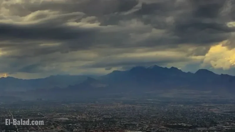 Storms Sweep into Las Vegas Valley, Marking Active Weather Day