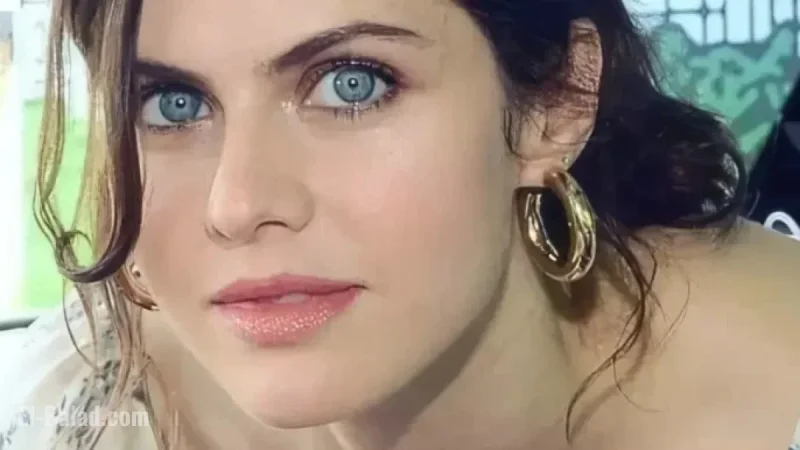 Alexandra Daddario Stuns in Plunging Bikini during Scenic Hike
