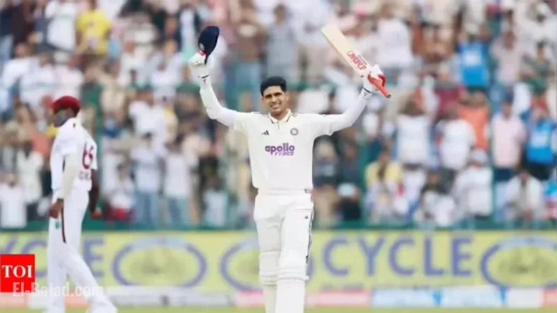 Shubman Gill Hits 10th Century as India Declares at 518/5 in 2nd Test