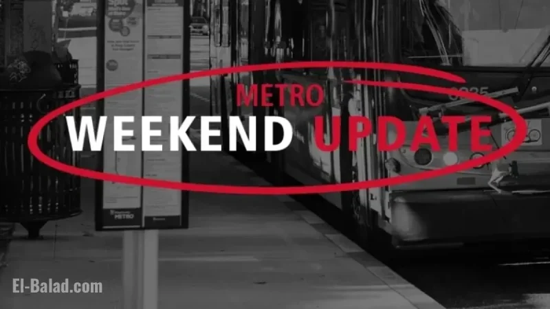 Weekend Metro Update: October 10-13, 2025