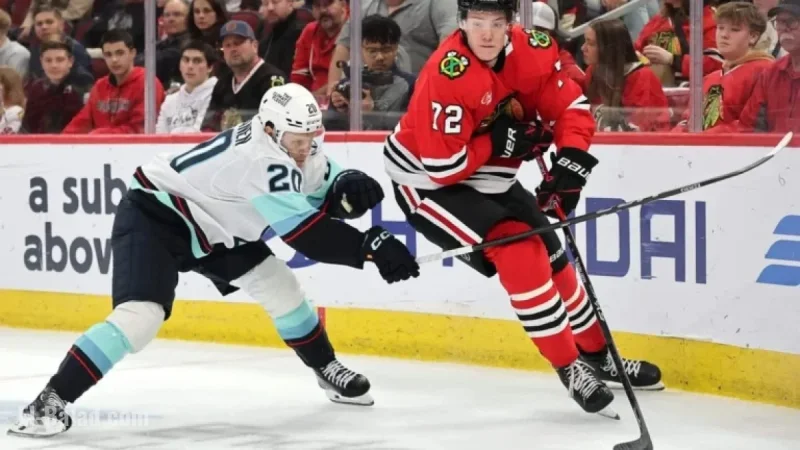 Alex Vlasic Advances On and Off Ice with Blackhawks