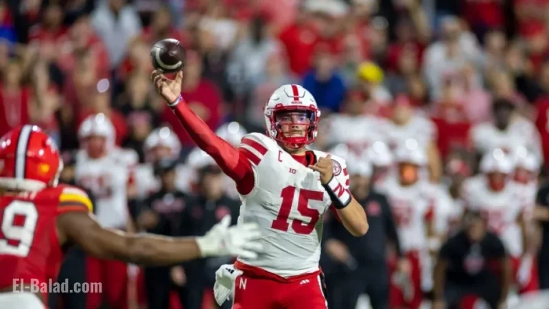 Nebraska Huskers Triumph Over Maryland with 34-31 Rally Win