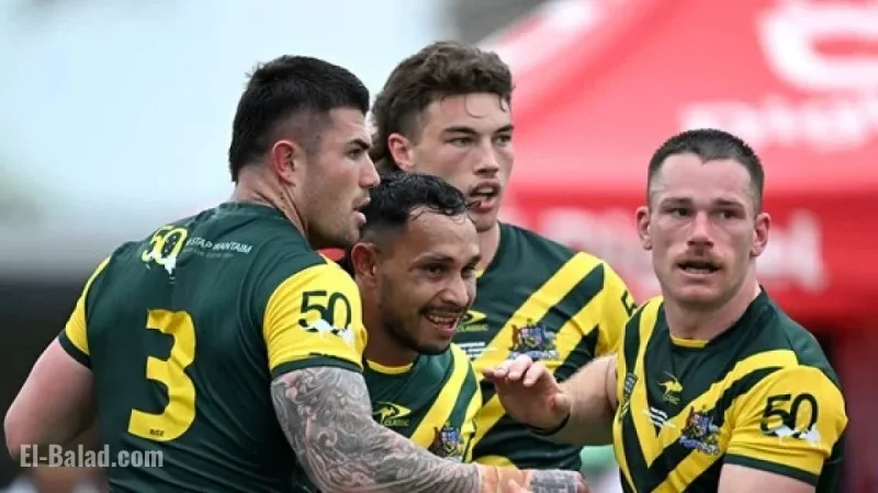 Fuller’s Four Tries Propel Aussies to Victory in Memorable PNG Clash