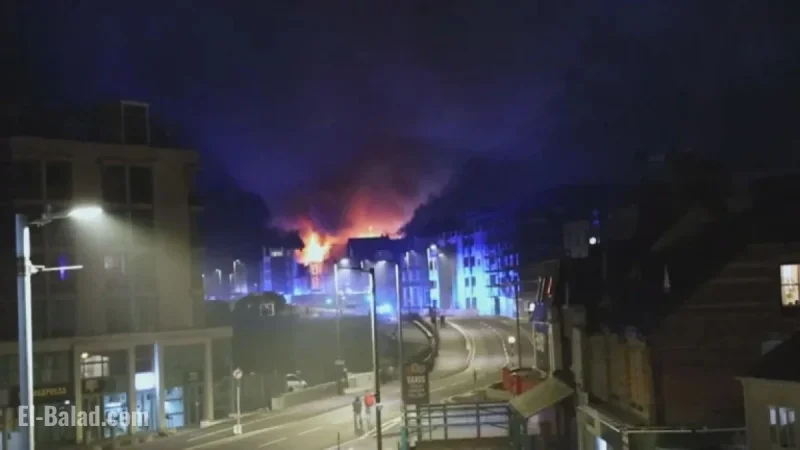 Second Fire Erupts at Abandoned Cornish Hotel This Year