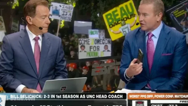 Bill Belichick Allegedly Calls ESPN, Stuns Hosts Discussing UNC Struggles
