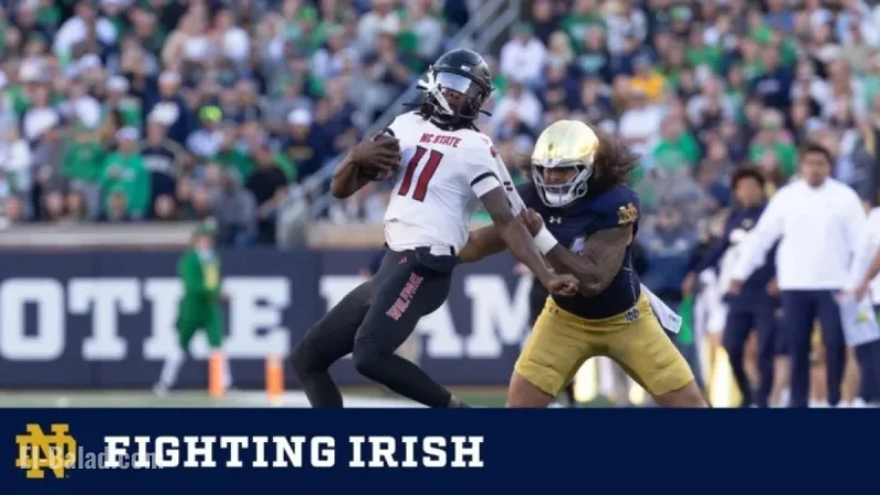 Irish Dominate NC State, Secure 36-7 Victory