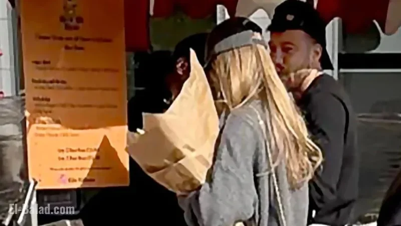 Sam Thompson’s Model Girlfriend Spotted with Bouquet on London Date