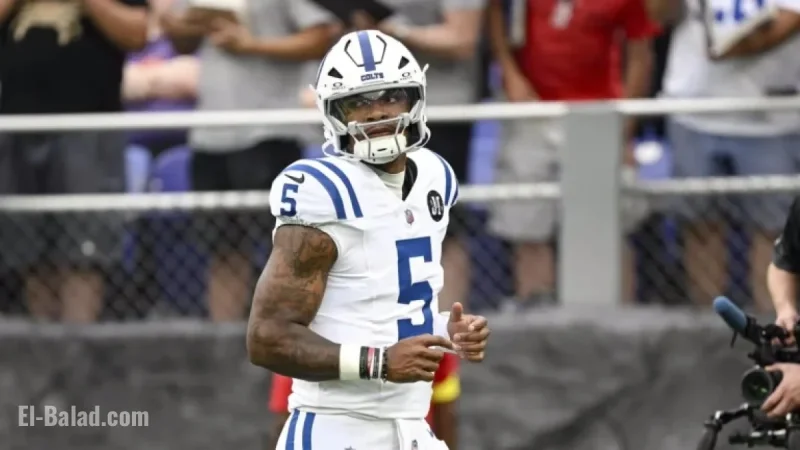 Colts’ Anthony Richardson Sidelined for Game Against Cardinals