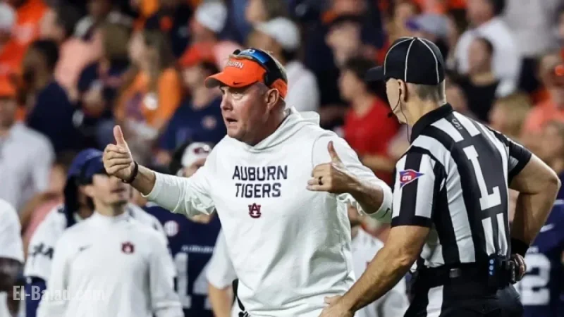 Auburn’s Hugh Freeze Praises Georgia’s ‘Big and Strong’ Defense