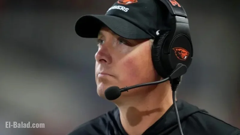 Oregon State Dismisses Coach Trent Bray Following 0-7 Season Start