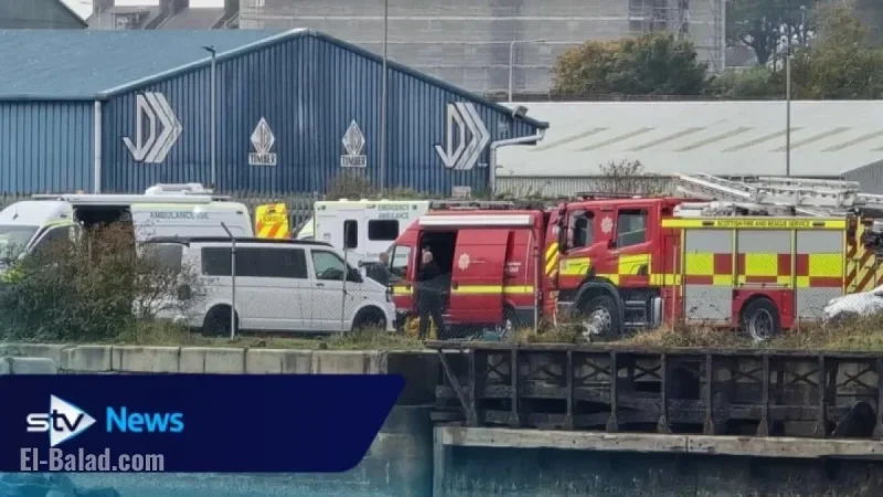 Rescue Teams Respond to Incident at Scottish Docks