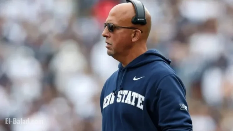 Penn State Dismisses Coach James Franklin as Title Hopes Fade