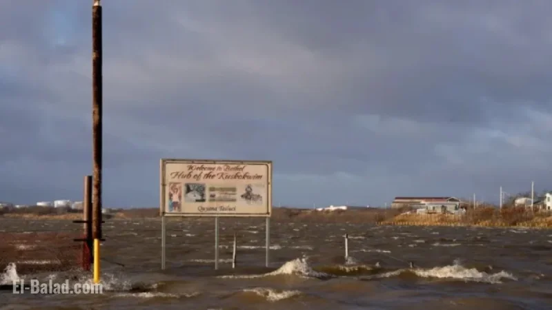 Major Storm Unleashes Flooding and Hurricane Winds on Western Alaska