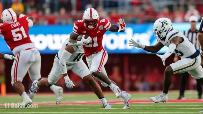 Emmett Johnson Leads Nebraska to Victory with Stellar Performance Over Maryland