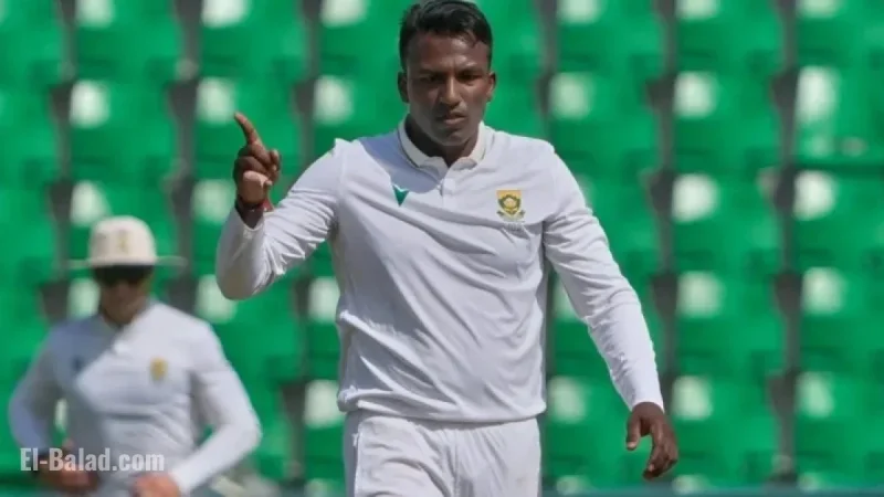 Muthusamy’s 6 Wickets Propel South Africa to Dismiss Pakistan for 378 in Test