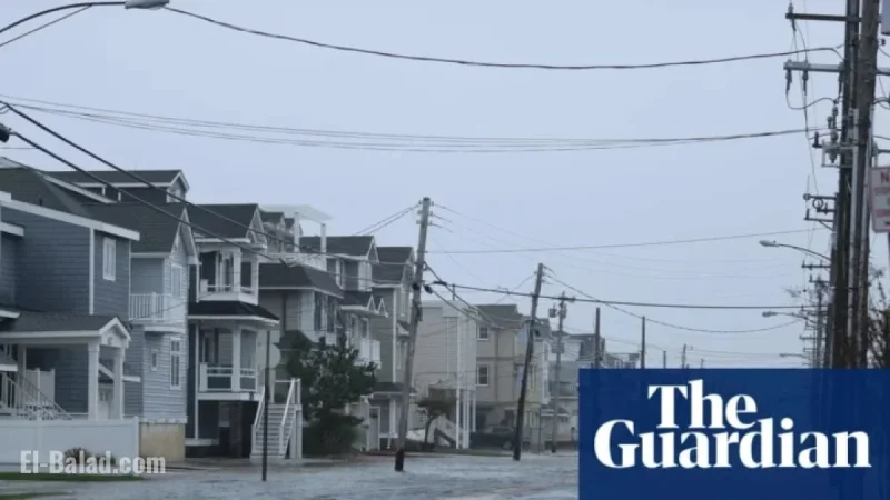 Nor’easter Floods US East Coast, Alaskan Homes Swept Away by Storm