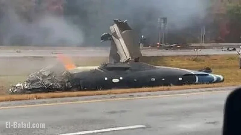 Fiery Plane Crash on Route 195 in Dartmouth Kills Two