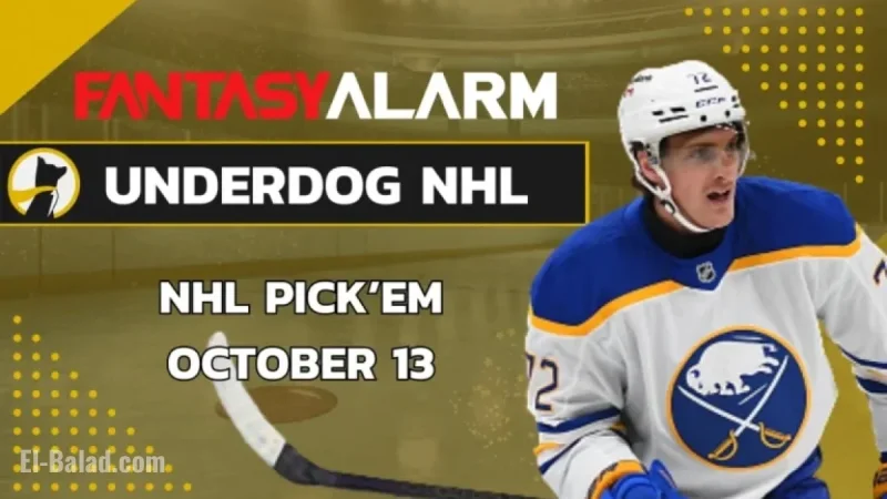 NHL Predictions: Tage Thompson Free Picks for Monday, 10/13