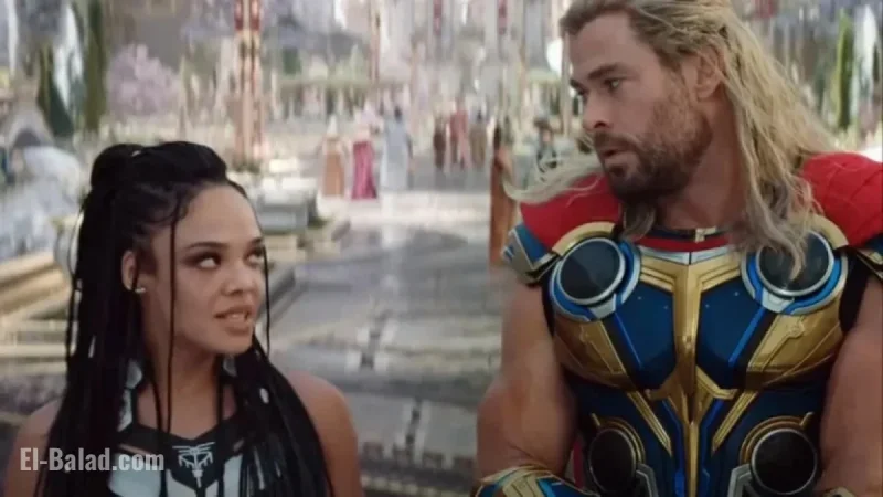 Tessa Thompson Calls Chris Hemsworth a ‘Muscular Baby’