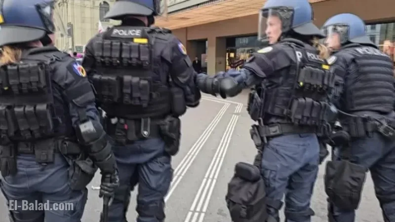 Clashes with Pro-Palestine Protesters Injure 18 Swiss Police Officers
