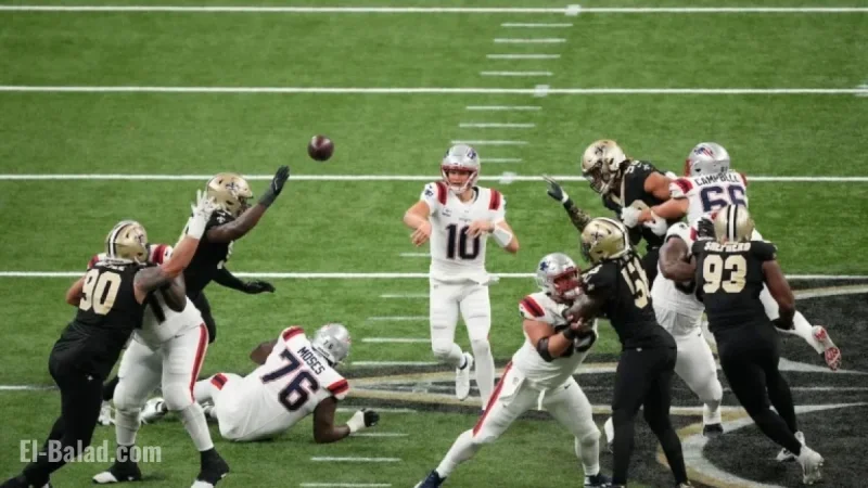 Drake Maye Faces Cold Shoulder from Patriots Teammates During Saints Game