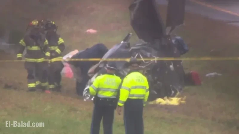 2 Killed in Massachusetts Plane Crash on Highway During Nor’easter Storm