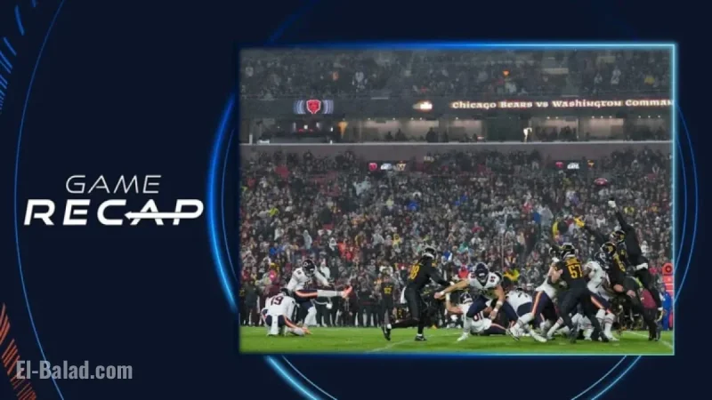 Bears Triumph Over Commanders in Exciting Primetime Showdown