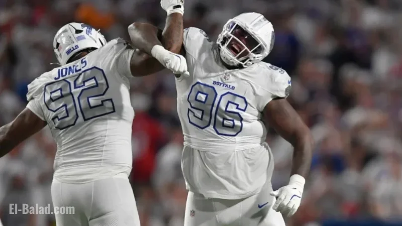Bills’ DaQuan Jones Suffers Calf Injury, Wears Protective Boot