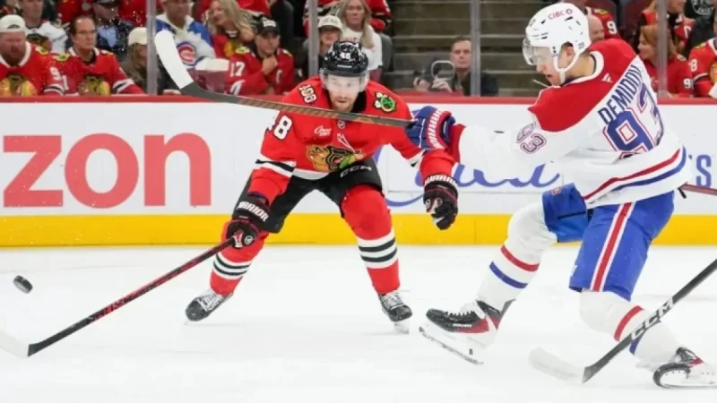 Blackhawks Eye Canadiens Rookie Ivan Demidov’s Impressive Performance