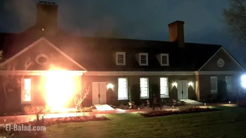 Molotov Cocktail Attack Targets Pennsylvania Governor’s Residence in Shocking Video