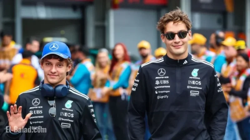 Mercedes Announces George Russell, Kimi Antonelli as 2026 F1 Drivers