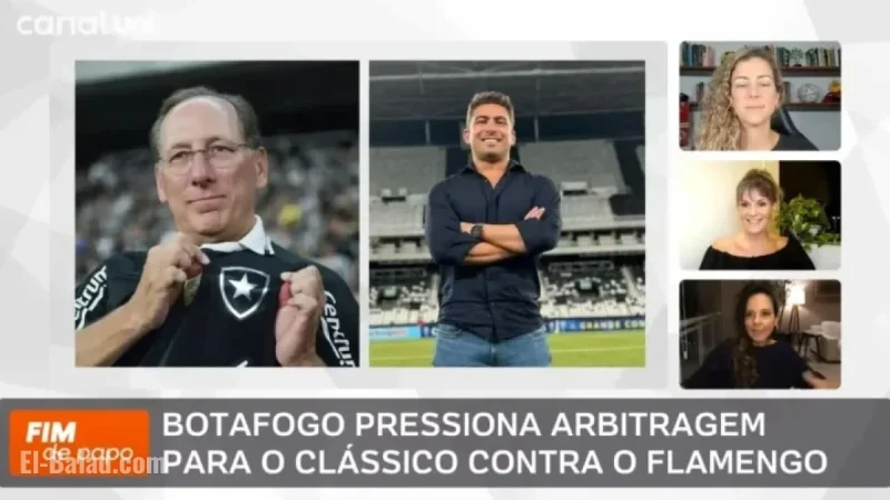 Commentator Criticizes Botafogo for Using Good Game to Monitor Flamengo Match