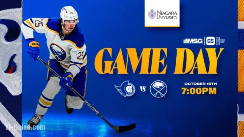 Sabres vs. Senators: Watch Live, Lineup Updates, and Key Storylines