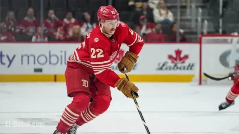 Mason Appleton Steps Up as Lucas Raymond Recovers for Red Wings