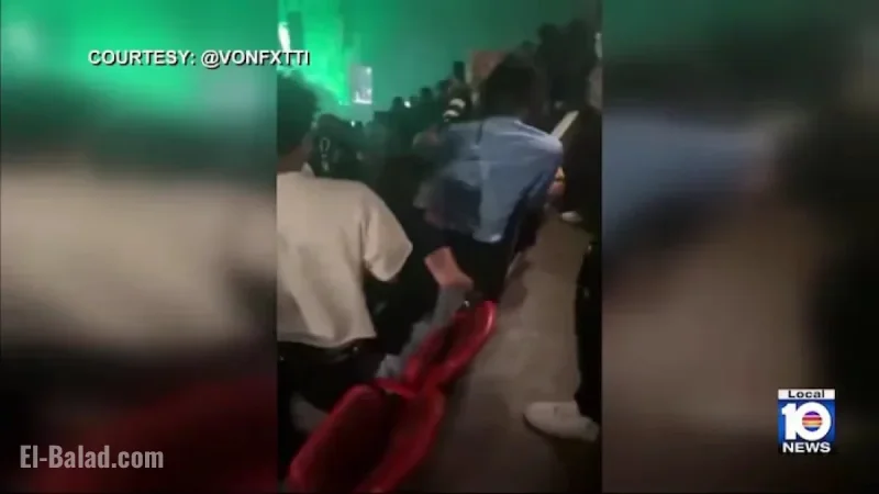 Cops and Suspect Tumble 15 Rows During Arrest at NBA YoungBoy Concert