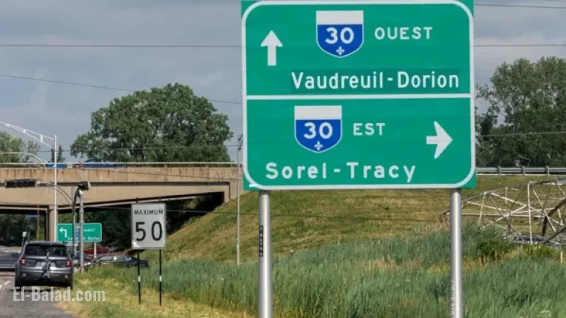 Longueuil: Traffic Disruptions and Contraflow on A30 This Friday