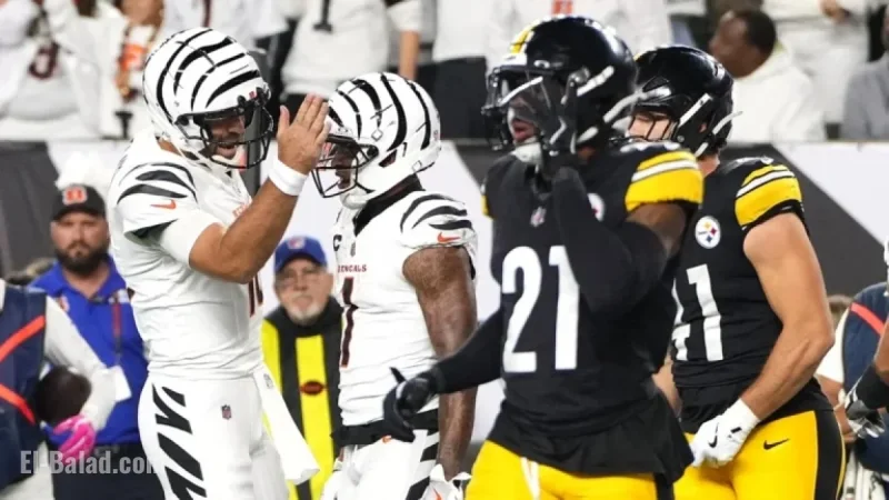 Bengals Dominate Turnover-Prone Steelers 17-10 at Halftime in Thursday Showdown