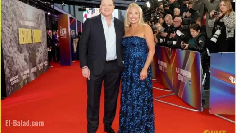 Brendan Fraser Attends ‘Rental Family’ in London with Jeanne Moore
