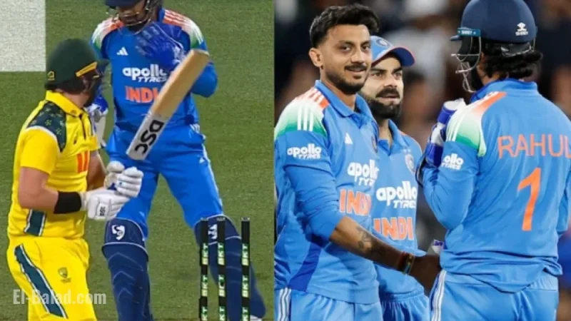 Axar Patel’s Brilliant Delivery Dismisses Renshaw in India vs Australia ODI