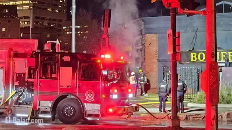 Early Morning Blaze Engulfs Winnipeg’s Boujee Restaurant