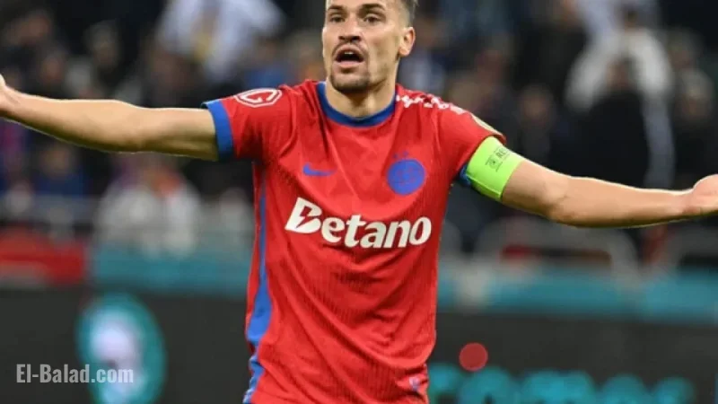 FCSB Reveals Starting Striker Against Bologna: First 11 Announced