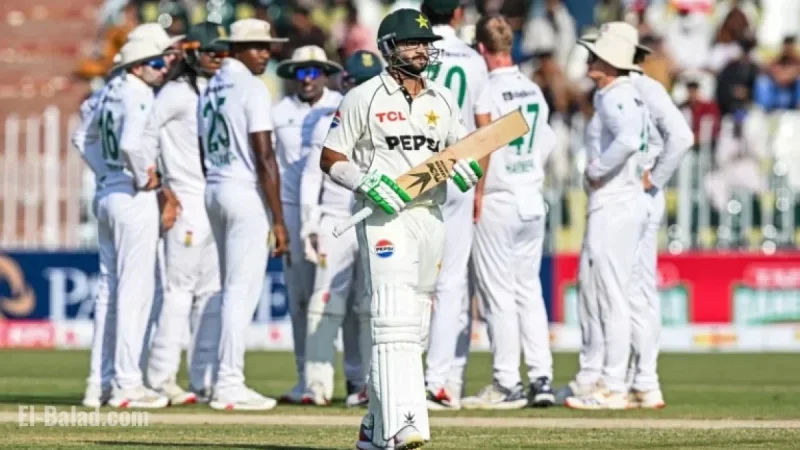 Pakistan Gains 23-Run Lead Against South Africa on Day 3 of 2nd Test