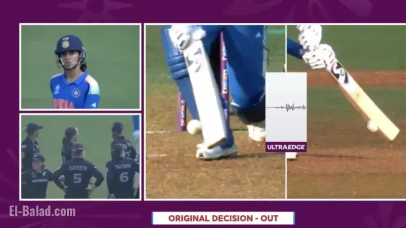 Smriti Mandhana Reverses Decision After Replay Confirms Edge
